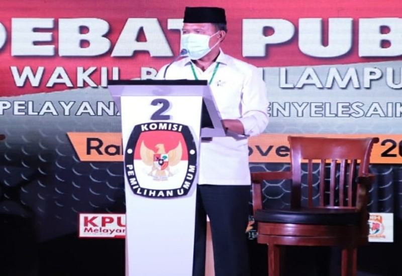  Debat Publik Pilkada Lampung Selatan, Antoni Imam Paparkan Solusi atas Pelayanan Publik