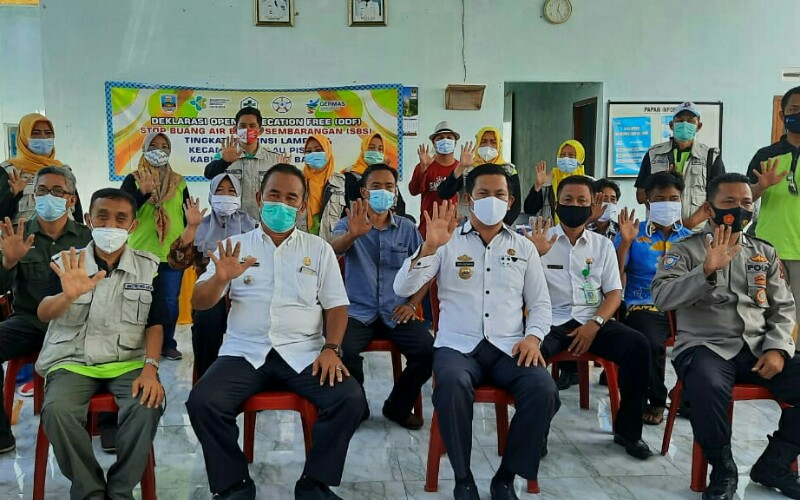  Kecamatan Pulau Pisang Kabupaten Pesisir Barat Deklarasi Bebas Perilaku Buang Air Sembarangan