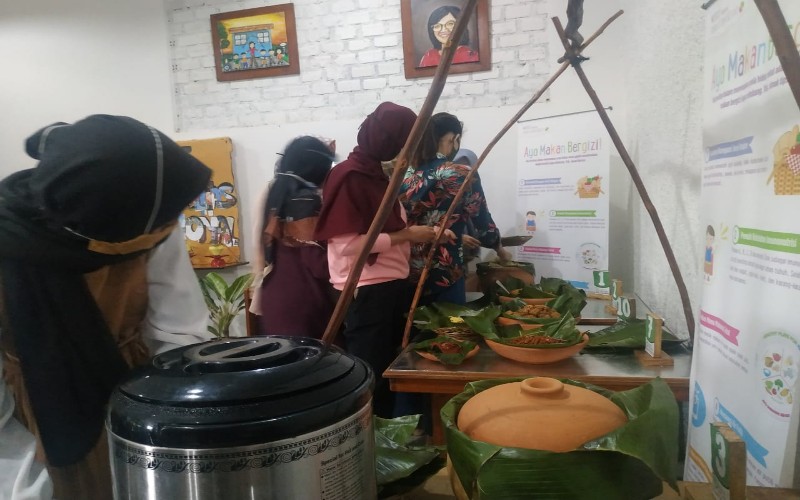  Menu Makan Siang Sosialisasi Tahapan Pilkada Bandar Lampung Nasi Hijau Bikinan Difabel