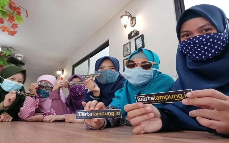  Akhwat FKAR Bandar Lampung Kasih Foto Manis untuk Wartalampung.id