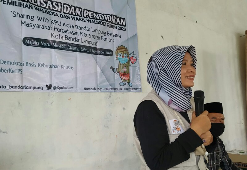 KPU Bandar Lampung Diminta Bantu Pemilih yang Sakit pada 9 Desember 2020