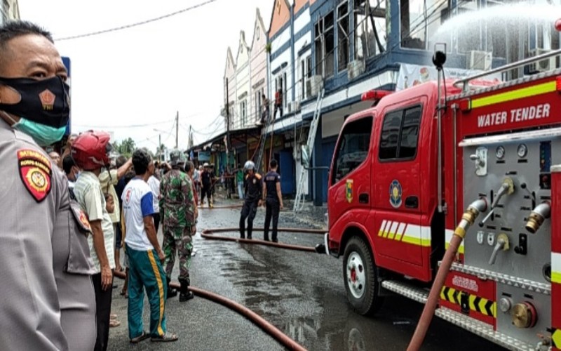  Penyebab Kebakaran Bank Lampung Kotaagung Diduga Korsleting Listrik