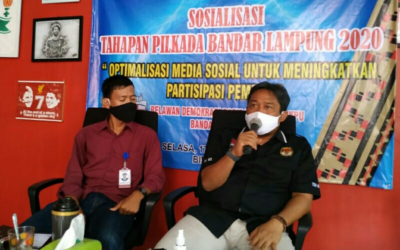  Ketua KPU Bandar Lampung Minta Akun Publik Instagram Bantu Sosialisasi Tahapan Pilkada