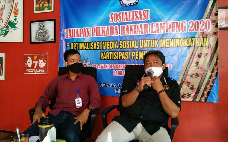 Jadi Tempat Sosialisasi Tahapan Pilkada, Kafe El Biruni Gedongmeneng Aktif Lagi