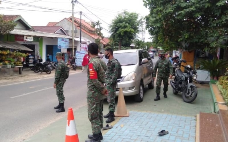  Pastikan Taat Protokol Kesehatan, Kodim 0410/KBL Pantau Kampanye Tatap Muka