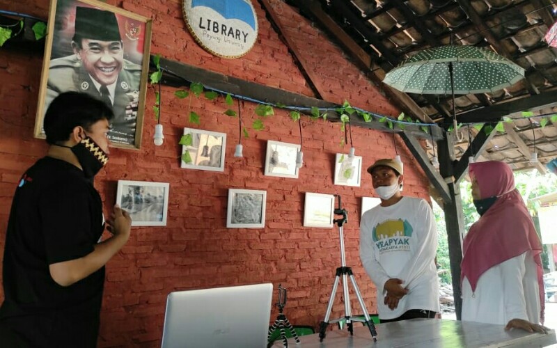  Kunjungan ke Payungi, Mas Mufti Dengar Ide Urgensi Sejarah Kota Metro dari Founder Payungi