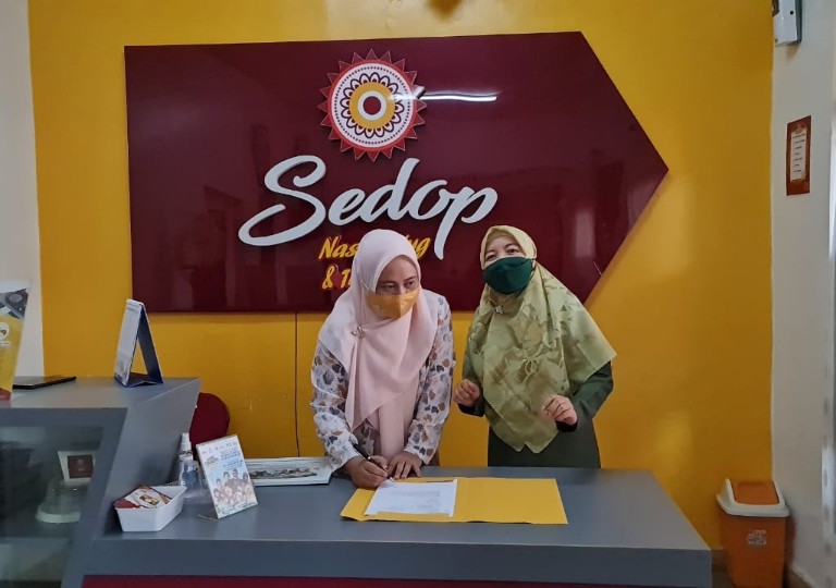  Sedop Nasi Kuning dan Tumpeng Sisihkan Rp 1.000 untuk Pembangunan Sumur Wakaf