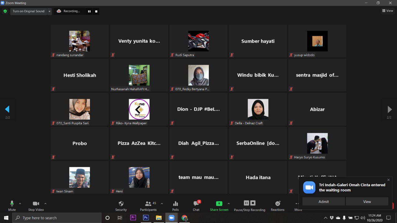  Peduli UMKM, Prodi Ekonomi Syariah UM Lampung Gelar Webinar