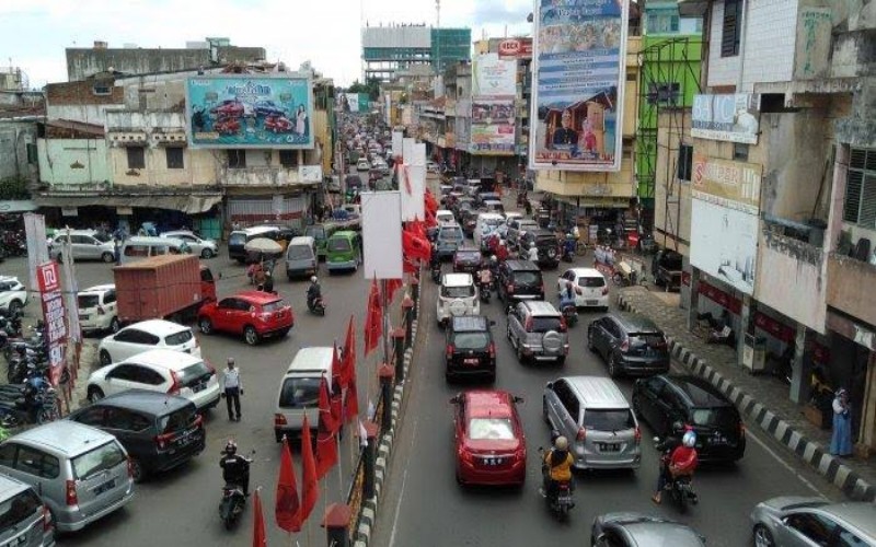  Begini Rekayasa Lalu Lintas Kota Bandar Lampung Pada Malam Tahun Baru