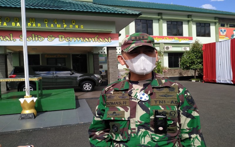  Personel TNI di Bandar Lampung Siap Lahir Batin Kawal Pilkada 9 Desember 2020
