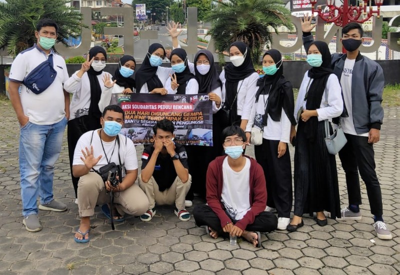  Rumah Film KPI UIN Lampung Galang Dana Korban Bencana