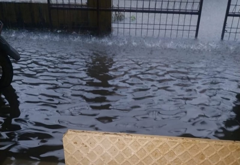 Banjir Rendam Perumahan Jalan Kusuma Bangsa Way Dadi Sukarame, Rizal Aldi: Ini Paling Parah
