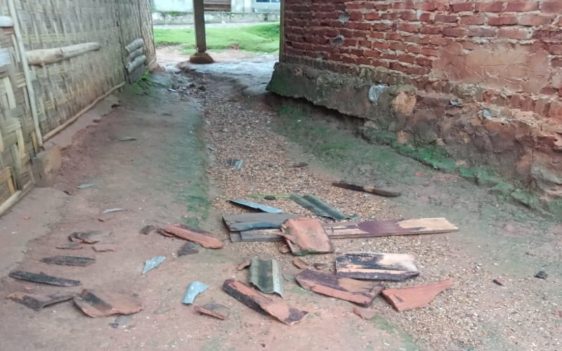  Hujan Deras dan Angin Kencang Rusak 4 Rumah Warga Tanggamus