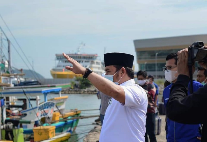  Di Bakauheni, Wahrul Fauzi Silalahi Serap Aspirasi dan Minta Prokes Ditaati