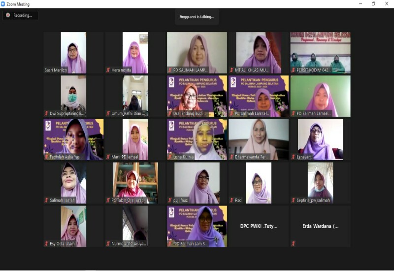  Pengurus Salimah Lampung Selatan Dikukuhkan