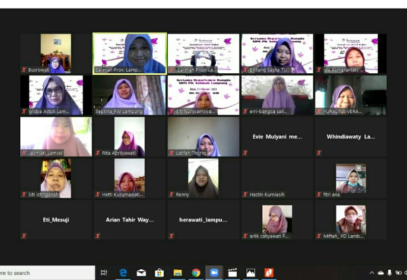  Salimah Lampung Sosialisasikan Hasil Rakor