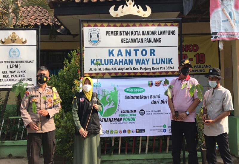  ACT Lampung Ikut Serta Tanam Pohon di Way Lunik