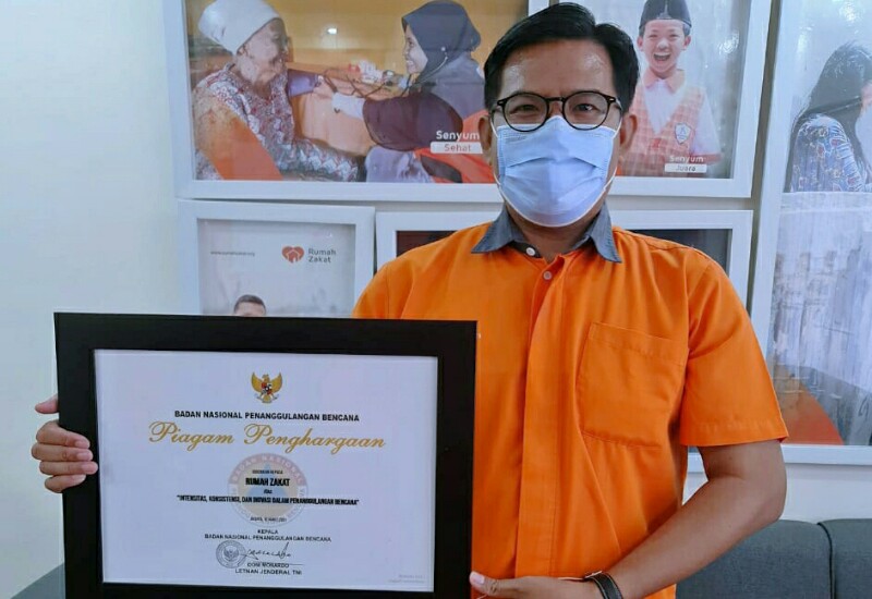 Rumah Zakat Raih Penghargaan Penanggulangan Bencana BNPB
