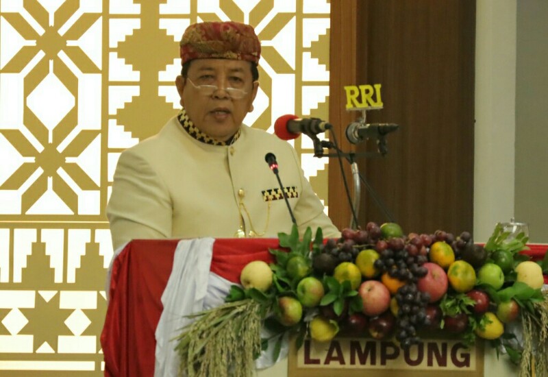  Gubernur Arinal Djunaidi Hadiri Paripurna HUT Ke-57 Lampung