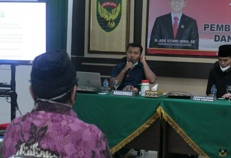  Sosialisasi Pembinaan Pancasila Gelaran Anggota DPRD Lampung Ade Utami Ibnu, Fathul Muin: Agama dan Pancasila Punya Relasi