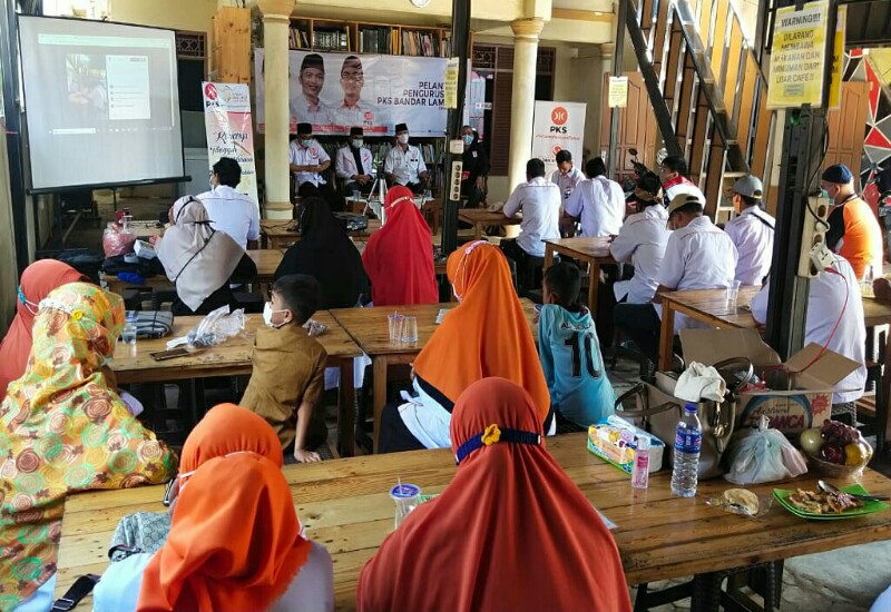  PKS Bandar Lampung Kukuhkan Seluruh Pengurus Ranting Tiap Kelurahan