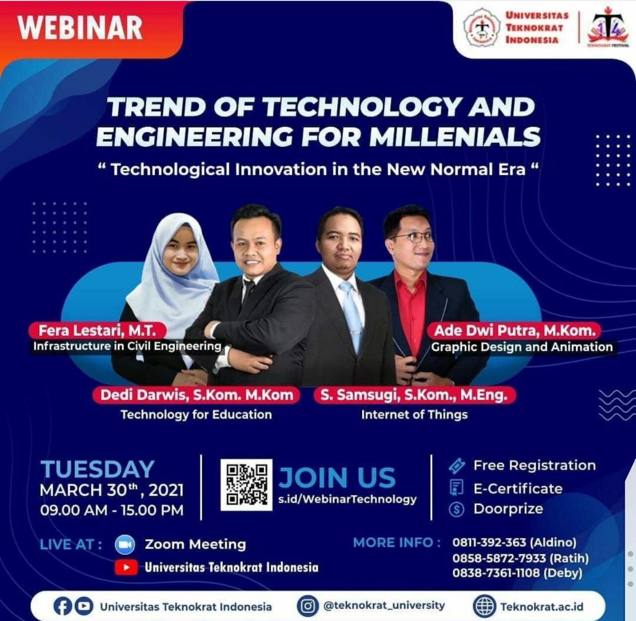 Universitas Terbaik di Lampung Teknokrat Siap Gelar Webinar Trend of Technology and Engineering for Millenials, Catat Tanggal Mainnya Ya