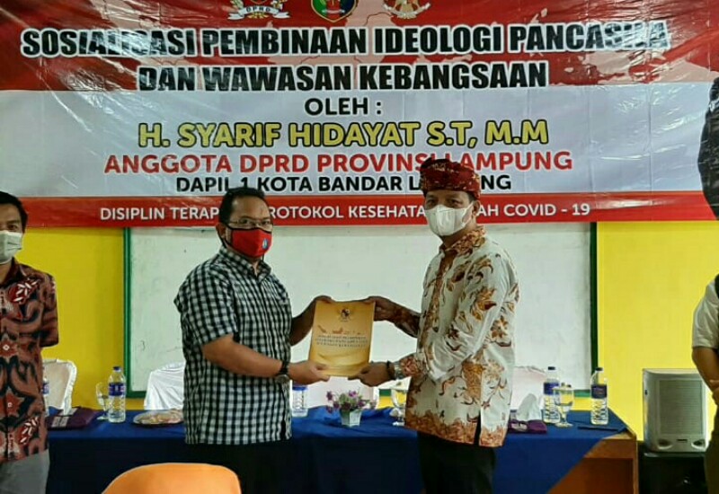  Sosialisasi Gelaran Anggota DPRD Lampung Syarif Hidayat, Ahmad Irzal Fardiansyah: Umat Islam Pancasilais Sejati