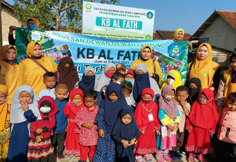  Anak-Anak TPA Al Fath Pawai Sambut Ramadan. Camat Natar Apresiasi Positif