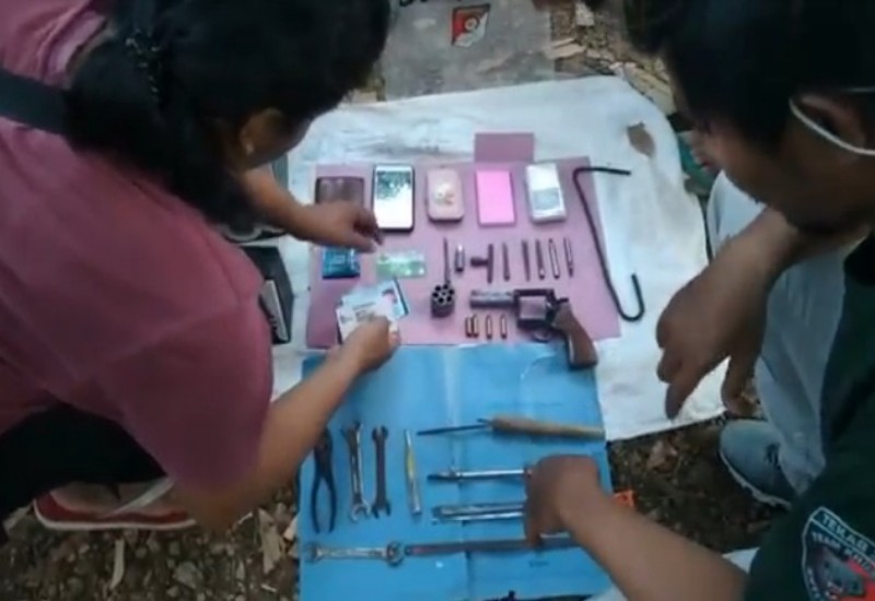  Mencuri di Rumah Perwira Polda Lampung, Riyan Saputra Dibekuk, Ditembak Karena Melawan