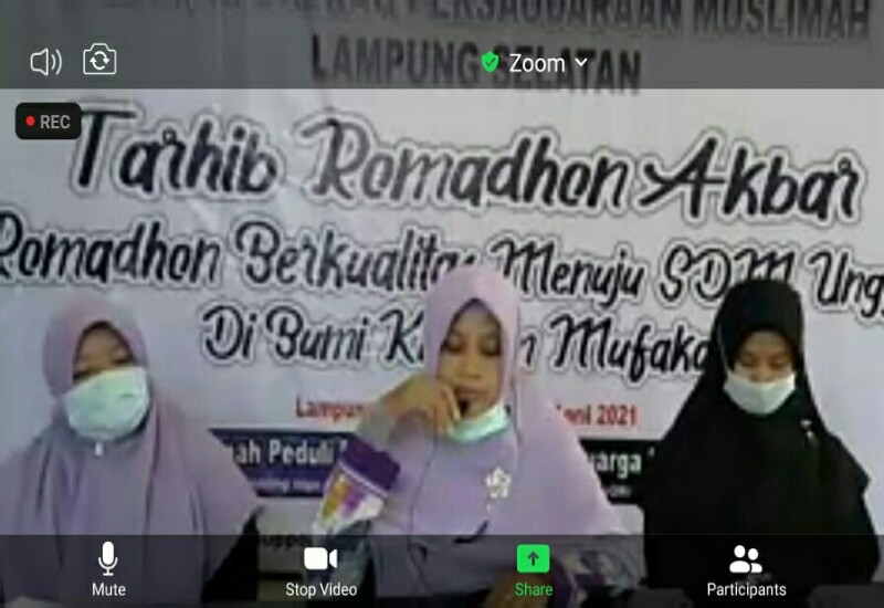  Puluhan Peserta Ikuti Tarhib Ramadan Salimah Lampung Selatan