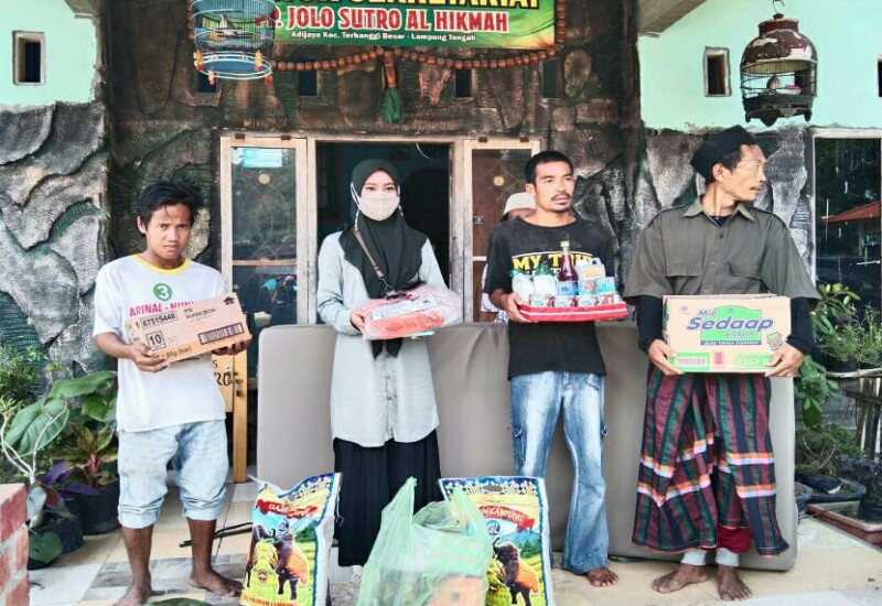  Sedop dan Yayasan Alfian Husin Donasi ke Orang Gangguan Jiwa di Ponpes Jolo Sutro