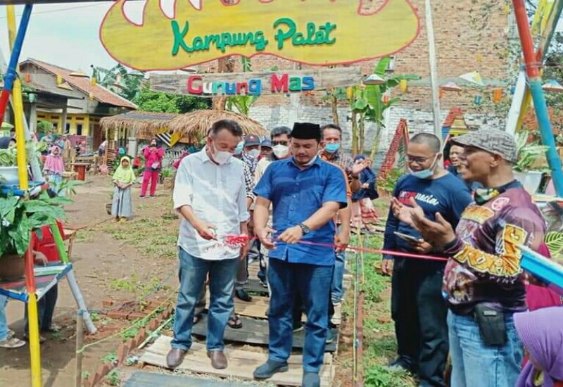 Anggota DPRD Lampung Wahrul Fauzi Silalahi Dukung Kampung Palet di Hajimena