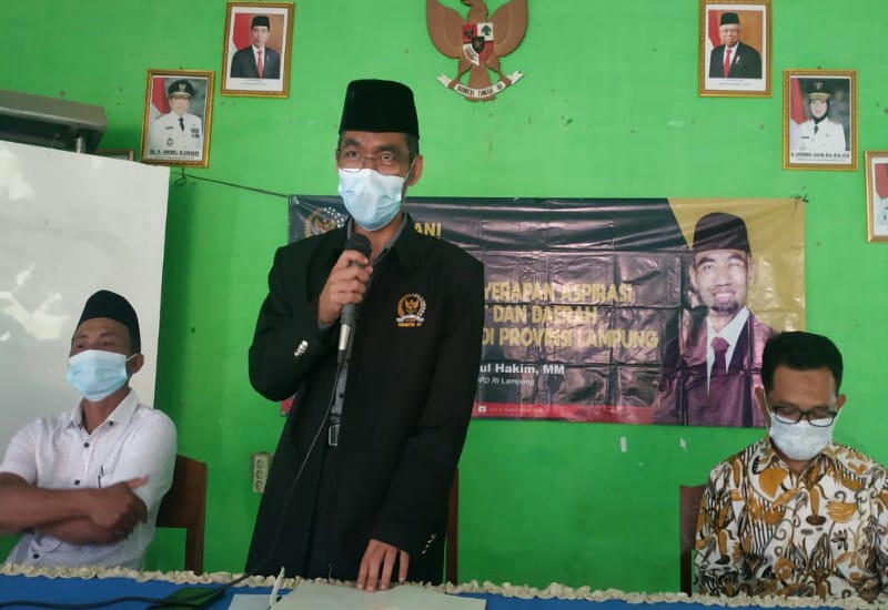  Abdul Hakim Serap Aspirasi di Desa Tamanbogo Purbolinggo Lampung Timur