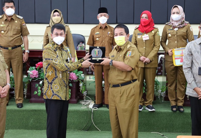  Gubernur Lampung Arinal Djunaidi Rakor Bersama Wakil Ketua KPK