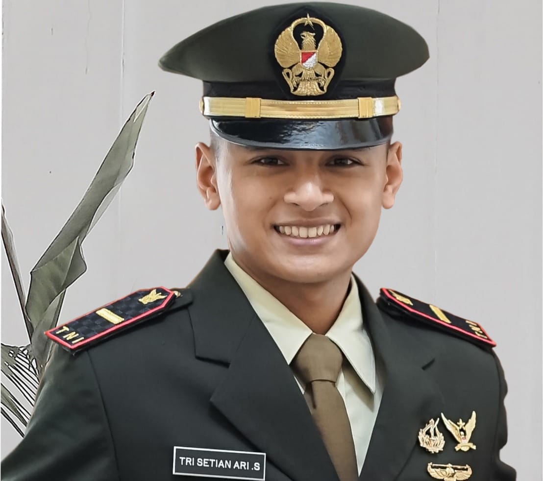  Letda Chb Tri Setian Ari Sandi, Perwira Karier TNI Alumni Universitas Terbaik di Lampung Teknokrat