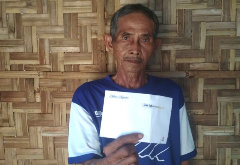  Puasa Duafa: Suprapto Tetap Syukur Meski Hidup Kekurangan