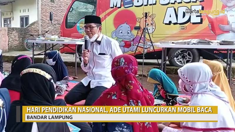  Hari Pendidikan Nasional, Ade Utami Ibnu Luncurkan Mobil Baca