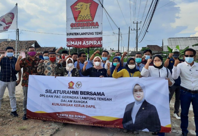  Dwita Ria Gunadi Safari Ramadan di Lampung Tengah, Ini Pesan kepada Kader Gerindra