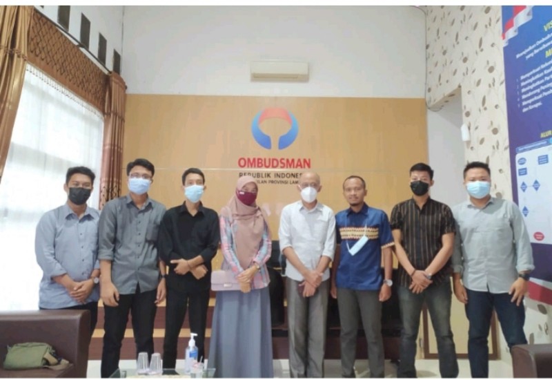  Ombudsman Lampung Dukung Kerja Lembaga Kajian dan Pendidikan Pelayanan Publik