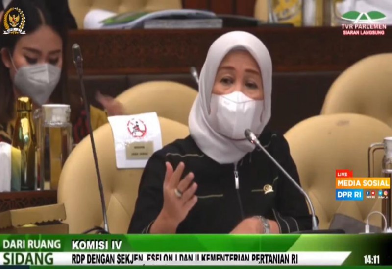  Dwita Ria Semprot Kementerian Pertanian, Ini Gara-Garanya