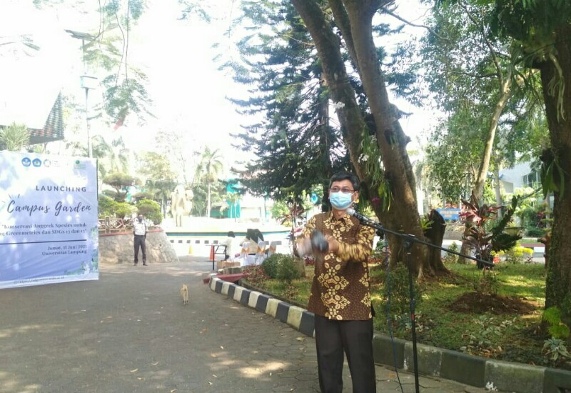  Universitas Lampung Luncurkan Campus Garden, Siap Ciptakan Anggrek Hibrida Baru