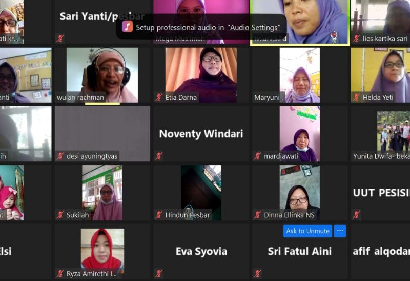  Salimah Pesisir Barat Gelar Webinar Ketahanan Keluarga