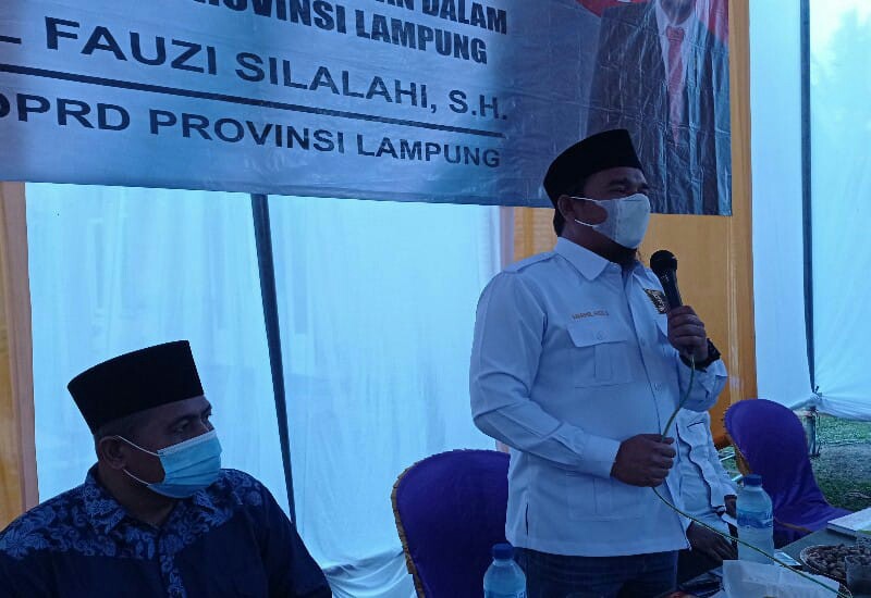  Ketua Komisi II DPRD Lampung Wahrul Fauzi Silalahi Siap Bantu Rakyat Way Sulan Tanpa Bayaran