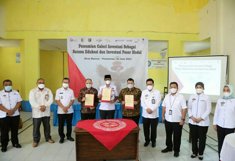 Galeri Investasi di Desa Hanura Resmi Dibuka