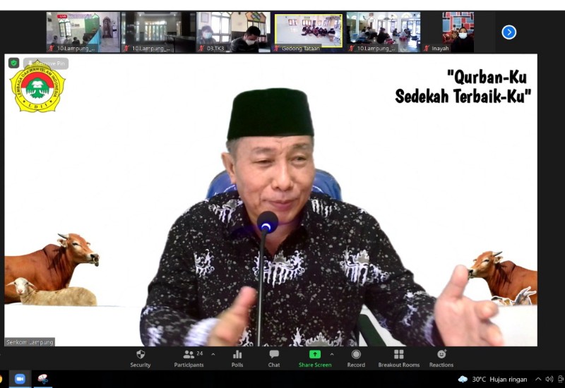  Masa Pandemi Warga LDII di Lampung Bisa Kurban 1.167 Sapi, Naik 16 Persen dari Tahun Lalu