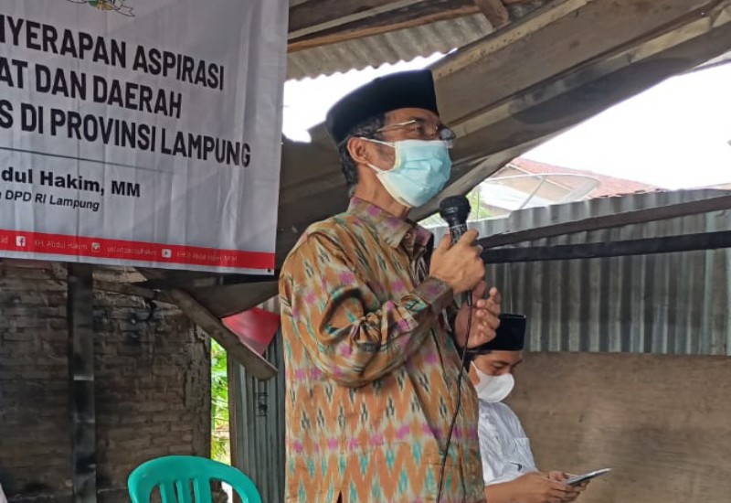  Senator Lampung Abdul Hakim Serap Aspirasi di Bengkel Las, Warga Sidomulyo Curhat PPKM Cekik Ekonomi Rakyat