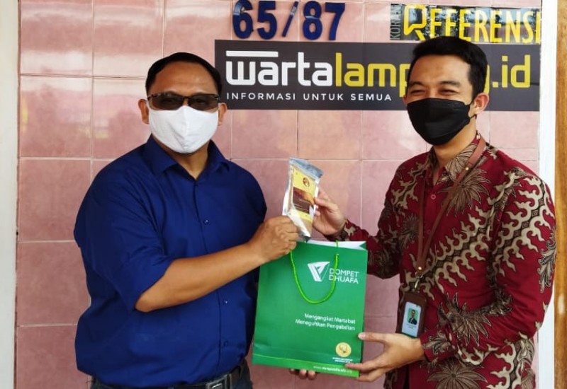  Pimpinan Cabang Dompet Dhuafa Silaturahmi ke wartalampung.id