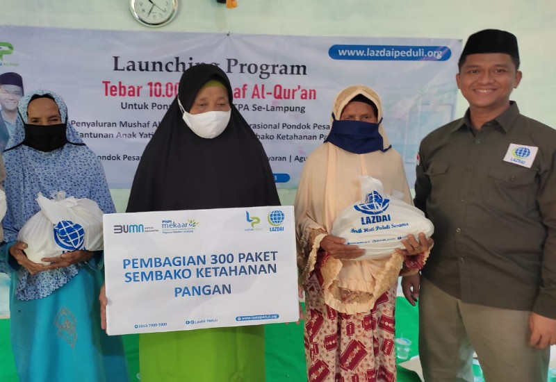  LAZDAI Lampung Distribusikan 10 Ribu Alquran