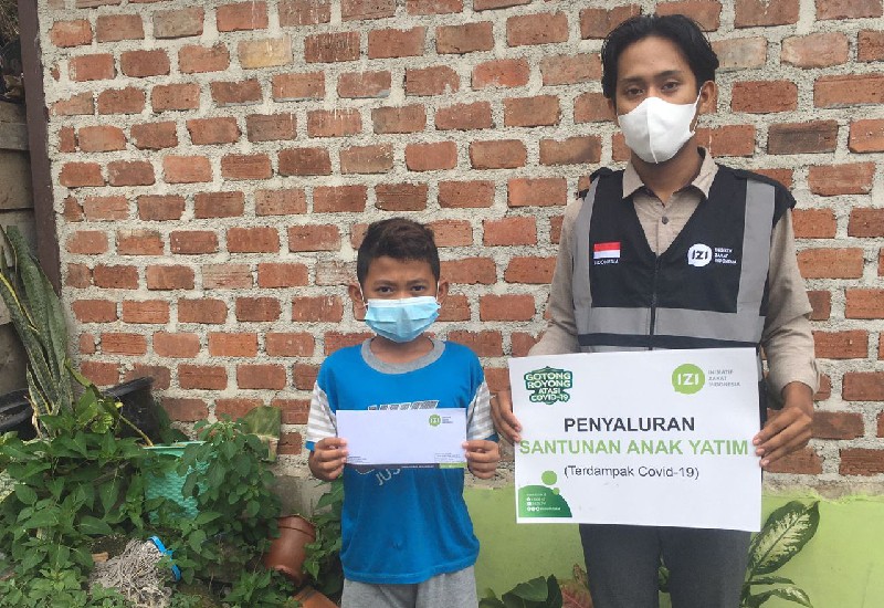  IZI Lampung Santuni Anak Yatim Terdampak Pandemi Covid-19