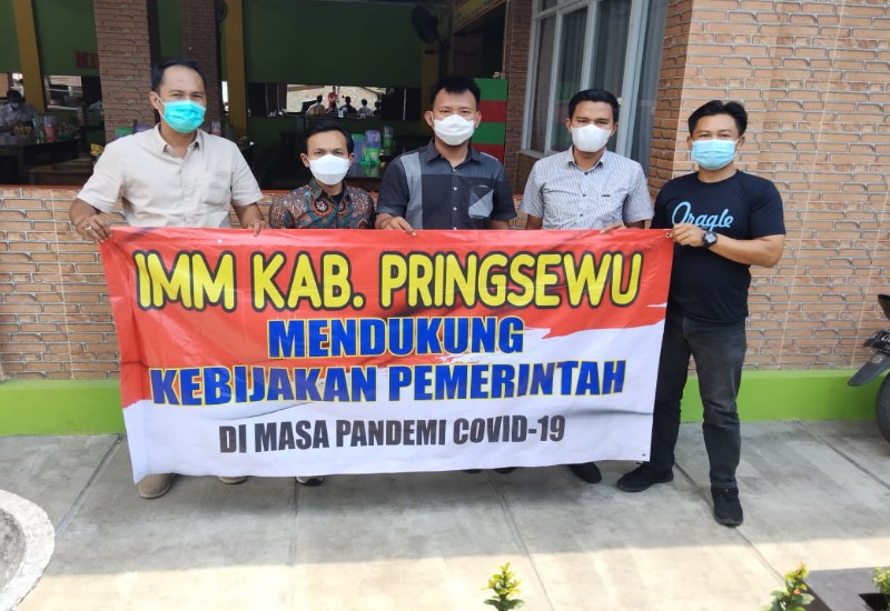  Polda Lampung dan IMM Pringsewu Kerja Sama Bantu Pemerintah Atasi Pandemi